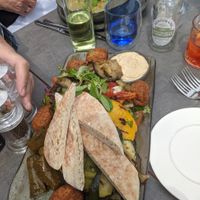 Vegan sharing platter at Mediterranevm at Bray in Bray