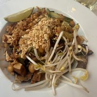 Vegan Pad Thai  at Crossroad10 in Lisbon