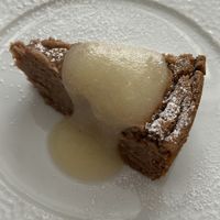Chestnut cake with pear could  at Brocoli in Lyon