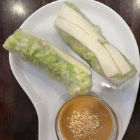 Steamed tofu spring rolls  at Thai East Fusion in Charleston