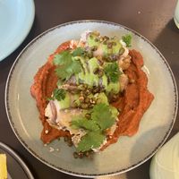 Aubergine rolls with almond ricottaa  at Puerta in Buenos Aires