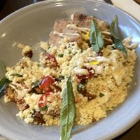 Roasted pineapple after a few bites  at Puerta in Buenos Aires