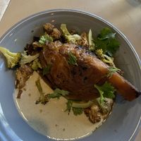 Braised Cabbage Special with cashew cream   at Puerta in Buenos Aires