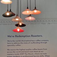 Social goal of the coffee roastery at Redemption Roasters in London