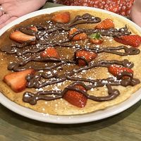 Strawberry & chocolate sauce  at The Strawberry Field in Kenmare