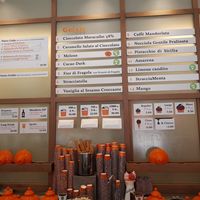 Menu, green dots for vegan at Schokolato Bar Gelateria in Wallisellen