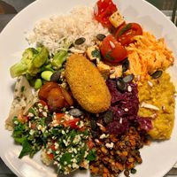 For CHF 25.00 you get a Variety of vegan Food of the Buffet at 7030 Restaurant in Winterthur