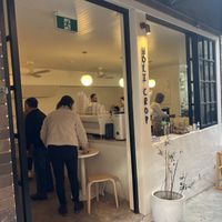 Out the front   at Hol! Crop in Turramurra