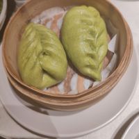 Bao agli spinaci con tofu affumicato e funghi at Xiang DimSum  in Padua