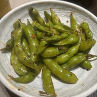Edamame con olio di sichuan   at Xiang DimSum  in Padua