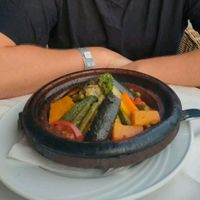 Vegetable tajine at Ô Playa in Agadir
