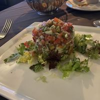 Moroccan salad (specify no mayonnaise dressing and ask for just Argan Oil)  at Ô Playa in Agadir