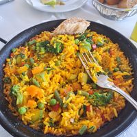 Veg Paella at Ô Playa in Agadir
