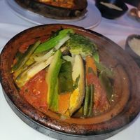 Vegetable tajine at Ô Playa in Agadir