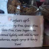 All non dairy. Vegan place at Synergy in Sedona