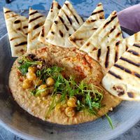 Hummus with Pita at Grand Floridian Cafe in Lake Buena Vista
