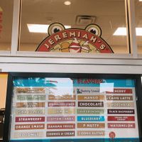 flavors (some are rotating)  at Jeremiah's Italian Ice in Windermere