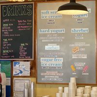 Menu  at Lewis Brothers Homemade Ice Cream in Provincetown