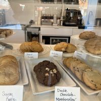 Dessert case at Frosty's Cake and Ice Cream in Lakewood