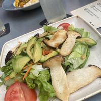 Vegan salad at Gelbes Krokodil in Linz