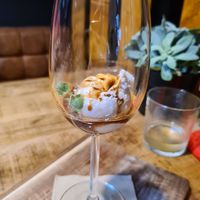 Icecream with espresso at Vegan Pizza Bar in The Hague