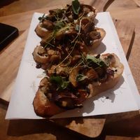 Bruschetta funghi at Vegan Pizza Bar in The Hague