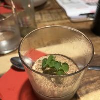 Dessert “coffee & crumble"  at Vegan Pizza Bar in The Hague