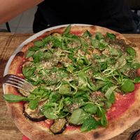 Garden pizza at Vegan Pizza Bar in The Hague