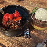 Tiramisu and lemon curd!  at Vegan Pizza Bar in The Hague