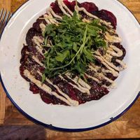 Carpaccio at Vegan Pizza Bar in The Hague