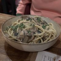 Pasta Funghi.  at Vegan Pizza Bar in The Hague