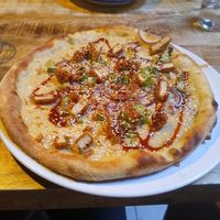 Korean pizza at Vegan Pizza Bar in The Hague