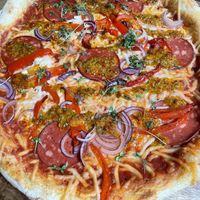 Pizza Sala Mommy  at Vegan Pizza Bar in The Hague