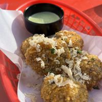 Truffle Arancini   at Vegan Pizza Bar in The Hague