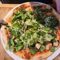 Garden pizza at Vegan Pizza Bar in The Hague