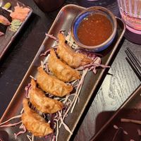Vegan gyozas   at Drgnfly in Poole