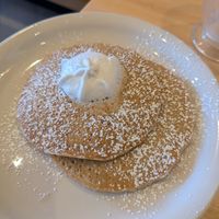 Vegan & GF pancakes (came with the skillet) at WHOLEY GRANOLY in Bolingbrook