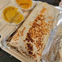 Jackfruit Burrito at CoKiea's Kitchen in Portland