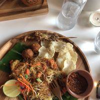 Delicious main course, light and yet plenty of food.   at Green Earth in Dubai