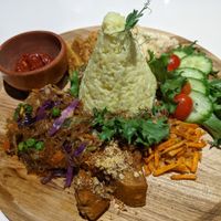 Tumpeng set at Green Earth in Dubai