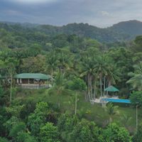 aerial view of the building. at Finca Bavaria in Uvita
