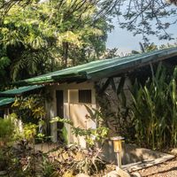 standard rooms from the back side. at Finca Bavaria in Uvita