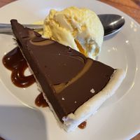 Salted caramel tart  at The Crown in Walsall