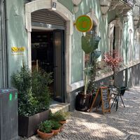 Outside at SHOSH in Lisbon