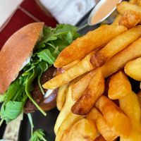 Fish burger, strangely similar at SHOSH in Lisbon