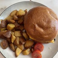 Breakfast sandwich  at SHOSH in Lisbon