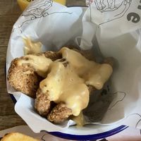 Trev chickn tenders  at 7Bone Burger Co. in Newbury