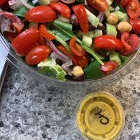 Did not eat the dressing. Salad was great! at Jules Thin Crust Pizza in Jenkintown