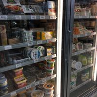 A selection of their vegan dairy substitutes  at Natural Living Center in Bangor