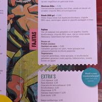 Main course at Tortillas in Eindhoven